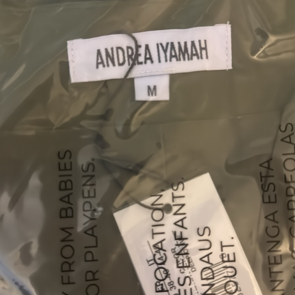 Andrea Iyamah Green Balloon Sleeve Jumpsuit - Picture 4 of 4